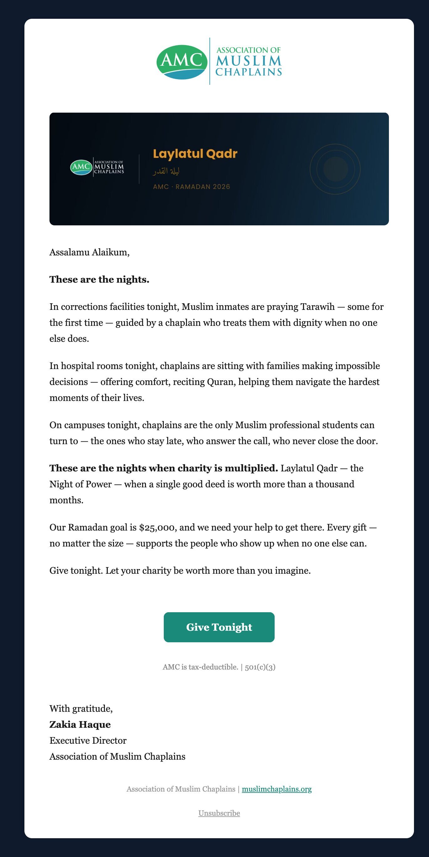 Email 5: These are the nights