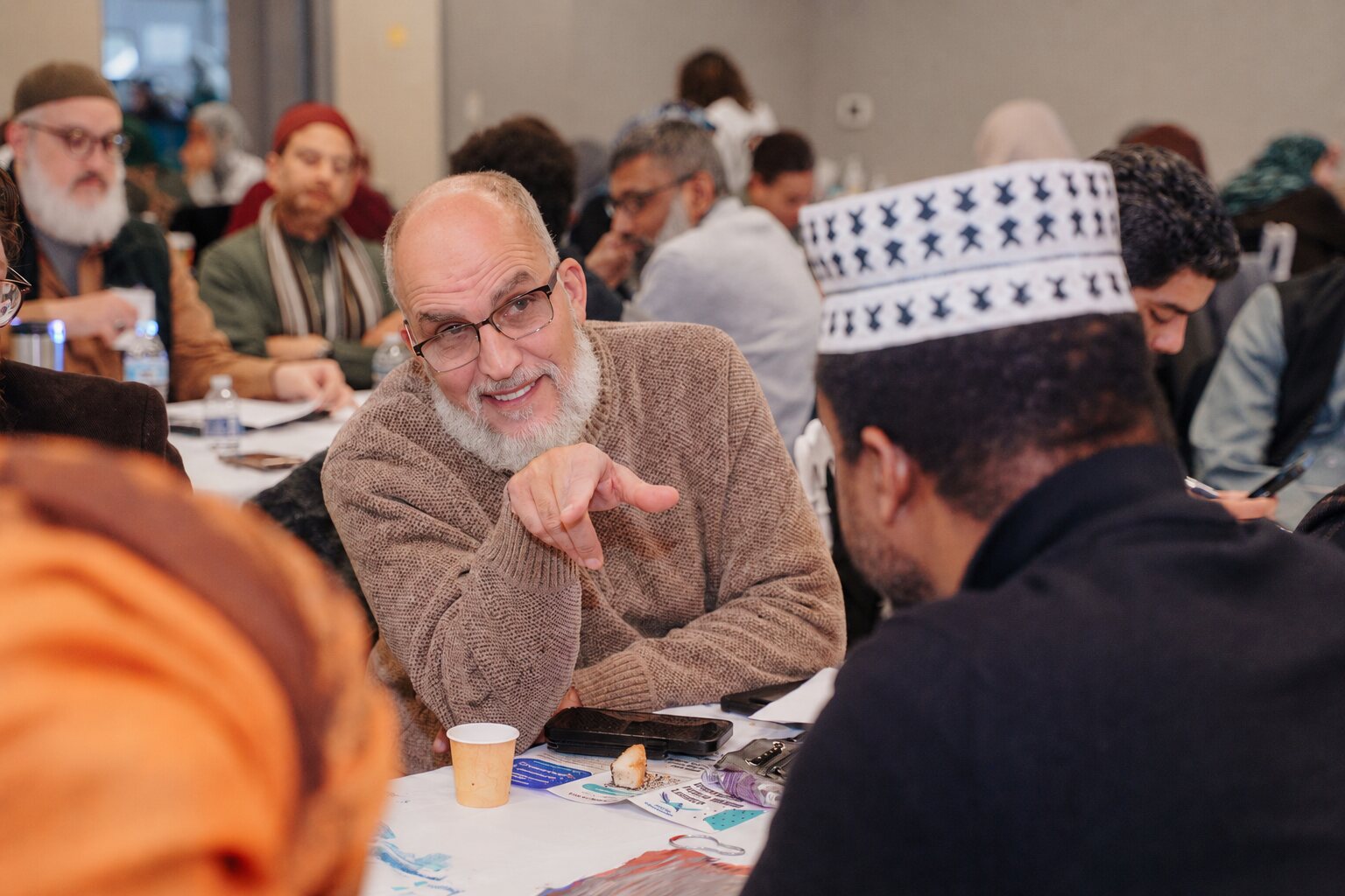ISLA leaders at a roundtable